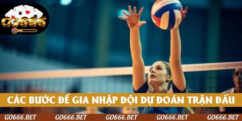 Các bước để gia nhập đội ngũ dự đoán trận đấu