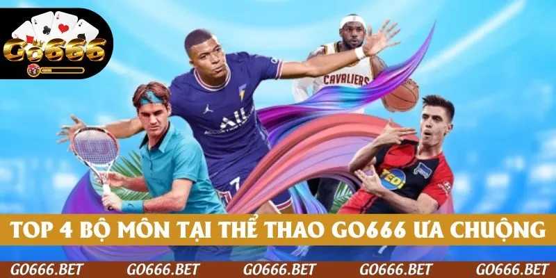 TOP 4 bộ môn được tín đồ thể thao GO666 ưa chuộng