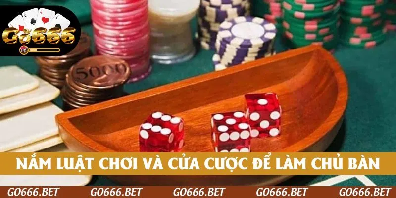 Nắm rõ luật chơi và cửa cược để làm chủ cuộc chơi